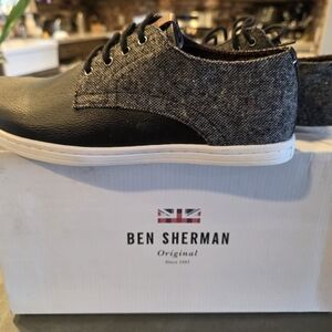 Ben Sherman Black and Gray Men's Shoes